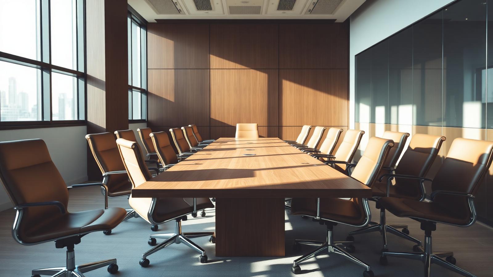 Corporate boardroom